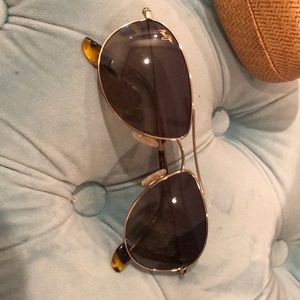 Never worn Maui Jim Baby Beach gold sunglasses.
